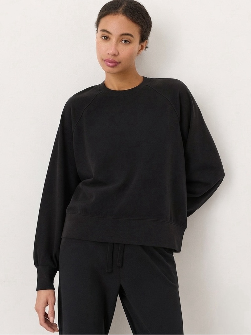 Pact Organic Brushed Fleece Crew Sweatshirt
